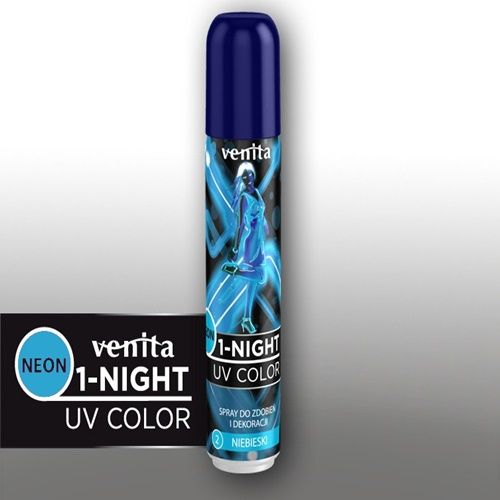 VENITA 1-night UV color NEON - BLUE - Kliknutím na obrázok zatvorte -